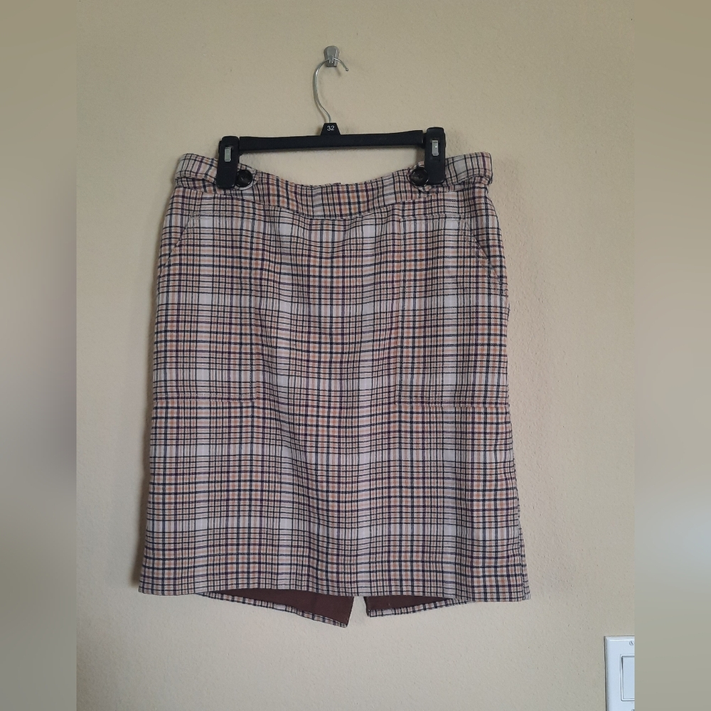 Y2k Merona Plaid Skirt